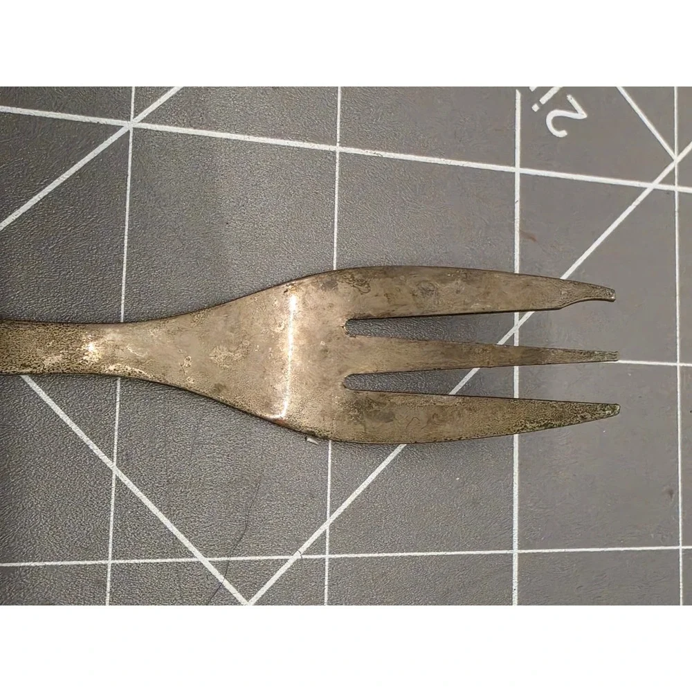 Vintage Cosmos Rostfrei Stainless Steel 3-Tine Cocktail Appetizer Fork Germany
